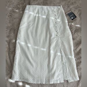 Forever 21 Polka Dot Midi Skirt